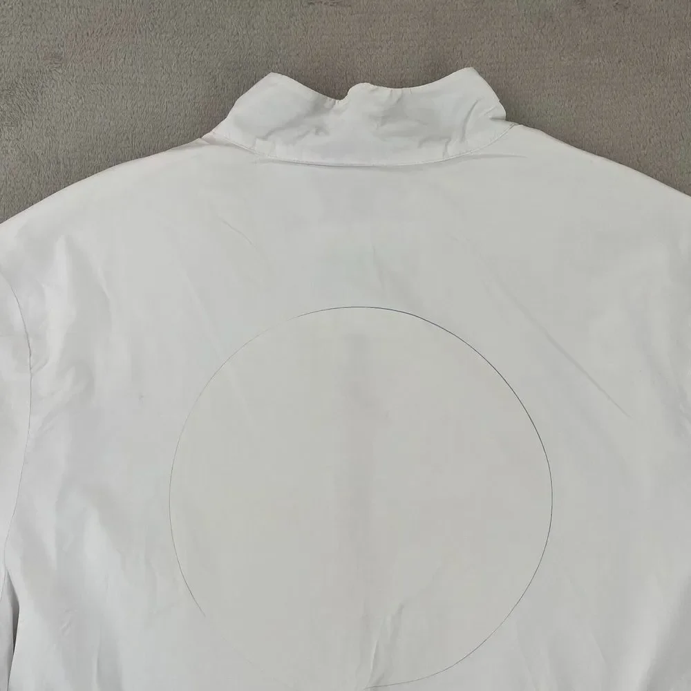 Billionaire Boys Club Men Blast Jacket‎ Men Large White Pullover Zip Pockets